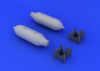 Eduard 632037 US 500lb bombs 1/32
